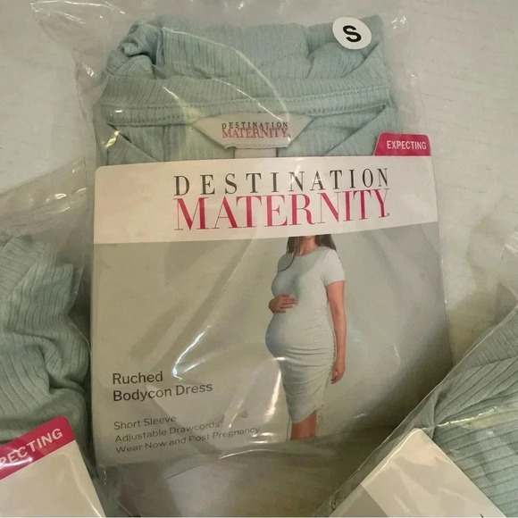 Destination Maternity Ruched Bodycon Dress - Picture 5 of 5